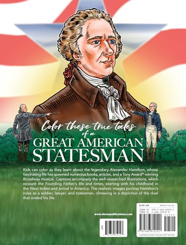 Alexander Hamilton Coloring Book (Dover American History Coloring Books),Used