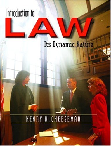 Introduction to Law: Its Dynamic Nature,Used