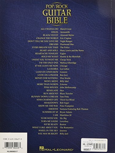 Pop/Rock Guitar Bible,Used