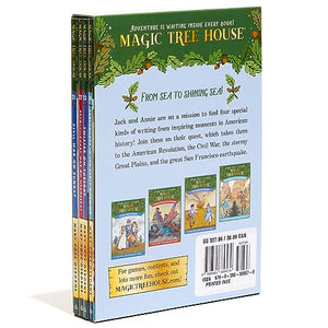 Magic Tree House Books 2124 Boxed Set: American History Quartet,Used