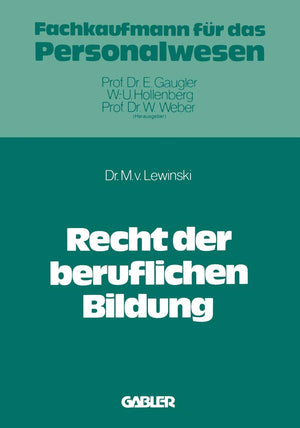 Recht der beruflichen Bildung (German Edition),Used