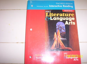 Universal Access Interactive Reading (Holt Literature and Language Arts Second Course),Used