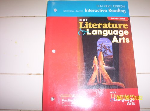Universal Access Interactive Reading (Holt Literature and Language Arts Second Course),Used