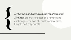 Sir Gawain and the Green Knight; Pearl; [and] Sir Orfeo,Used