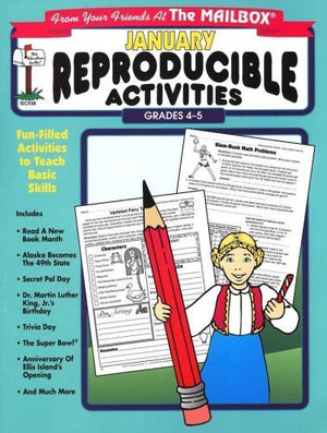 January Reproducible Activities, Grades 45 (The Mailbox),Used