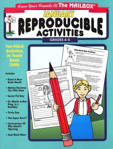 January Reproducible Activities, Grades 45 (The Mailbox),Used