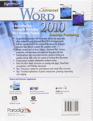 Advanced MS Word 2010 Desktop,Used