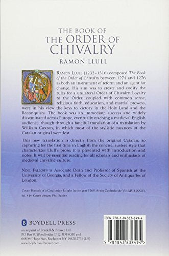 The Book of the Order of Chivalry,Used