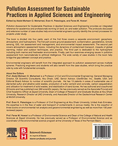 Pollution Assessment for Sustainable Practices in Applied Sciences and Engineering: Concepts, Techniques, and Practice,Used