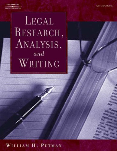 Legal Research, Analysis, And Writing,New