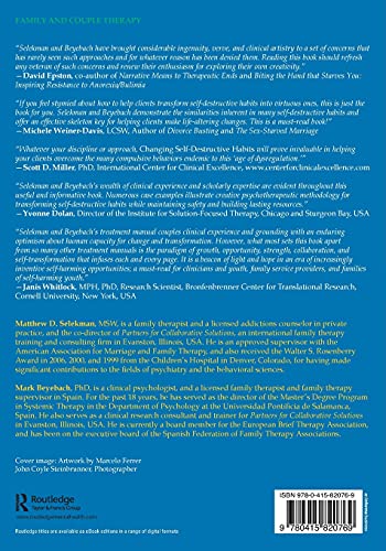 Changing Selfdestructive Habits