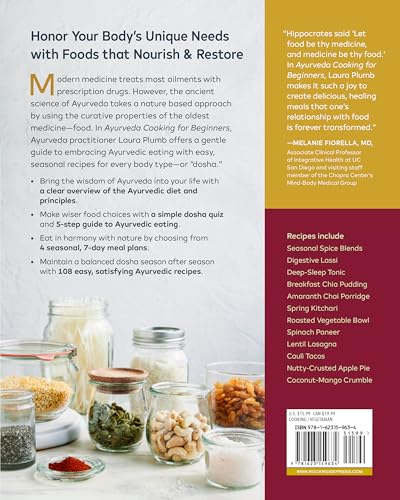 Ayurveda Cooking for Beginners: An Ayurvedic Cookbook to Balance and Heal,Used