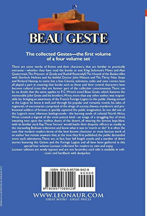 The Foreign Legion Stories 1: Beau Geste: Daring Exploits and High Adventure Under the Torturous Sun of North Africa's Sahara De,Used