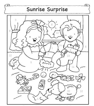 Christmas Color by Number (Dover Christmas Coloring Books),Used