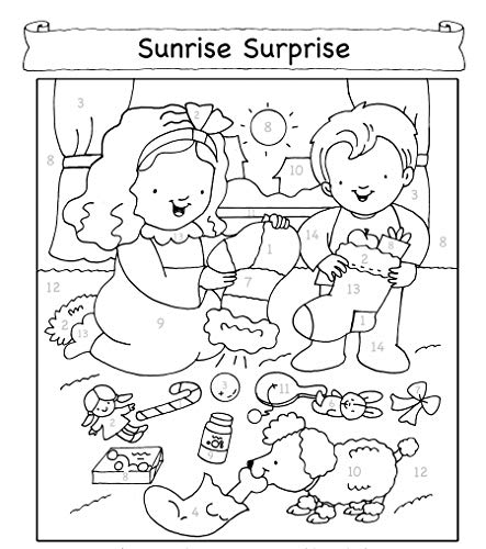 Christmas Color by Number (Dover Christmas Coloring Books),Used