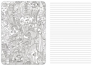 A Coloring Journal Fox,Used