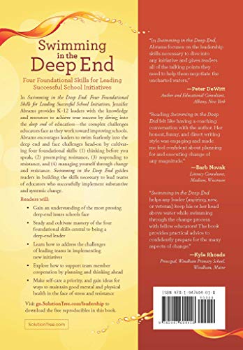 Swimming in the Deep End: Four Foundational Skills for Leading Successful School Initiatives (Managing Change Through Strategic ,Used