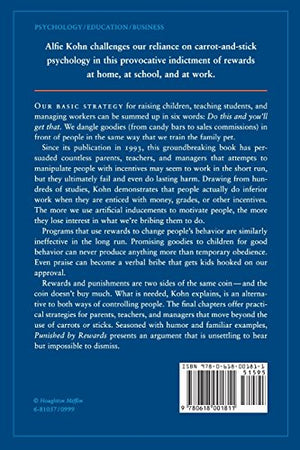 Punished By Rewards: The Trouble With Gold Stars, Incentive Plans, A'S, Praise, And Other Bribes,Used