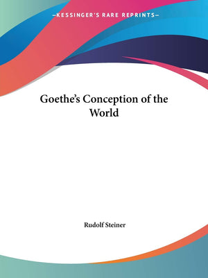 Goethe's Conception of the World,Used