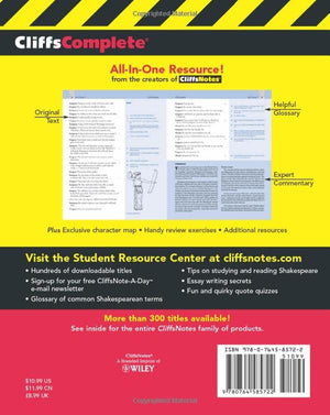 Cliffscomplete Shakespeare'S Macbeth: 3Rd Edition-used