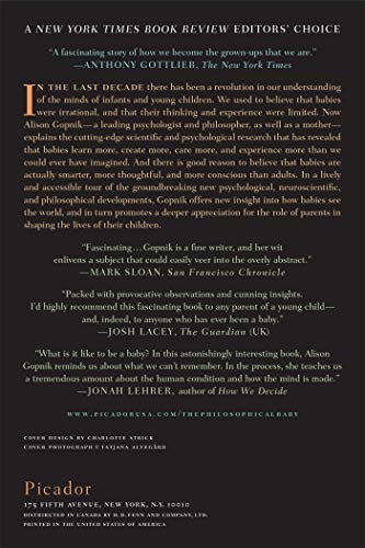 The Philosophical Baby: What Children'S Minds Tell Us About Truth, Love, And The Meaning Of Life,New