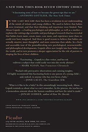 The Philosophical Baby: What Children's Minds Tell Us About Truth, Love, and the Meaning of Life,Used