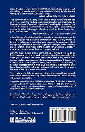 A Social History of the Laboring Classes: From Colonial Times to the Present,Used