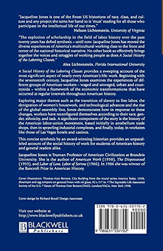 A Social History of the Laboring Classes: From Colonial Times to the Present,Used