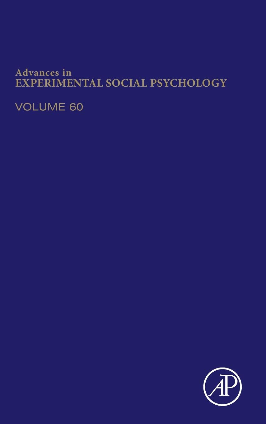 Advances in Experimental Social Psychology (Volume 60),Used