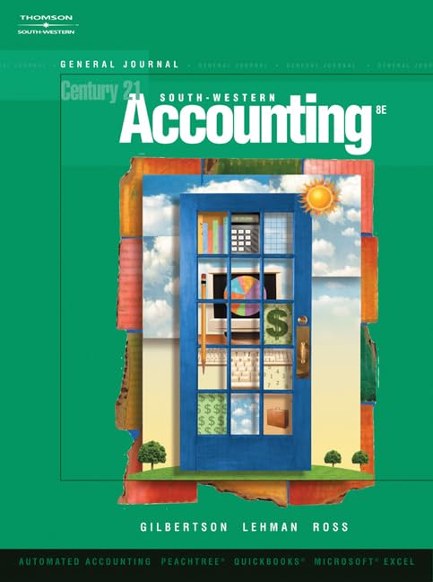 General Journal, Century 21 Accounting, 8th Edition,Used
