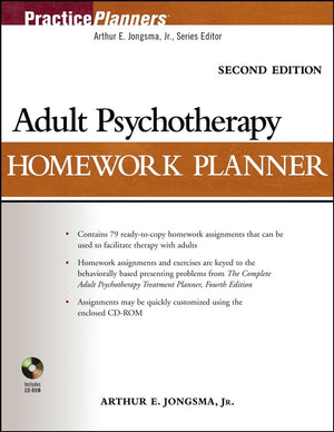 Adult Psychotherapy Homework Planner,Used