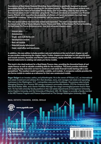 Foundations of Real Estate Financial Modelling,Used