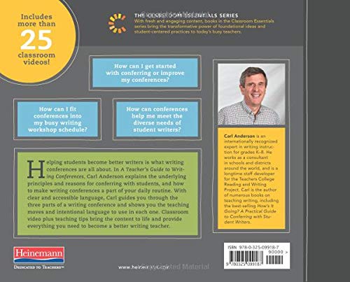 A Teacher'S Guide To Writing Conferences: The Classroom Essentials Series,New