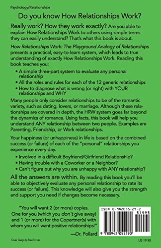 How Relationships Work: Introducing the Playground Analogy of Relationships,Used