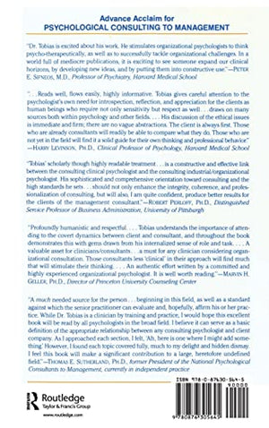 Psychological Consulting To Management: A Clinician's Perspective,Used