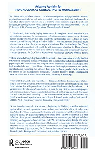 Psychological Consulting To Management: A Clinician's Perspective,Used