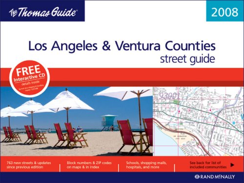The Thomas Guide 2008 Los Angeles & Ventura County, California,Used