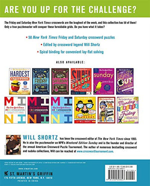The New York Times Hardest Crosswords Volume 4: 50 Friday and Saturday Puzzles to Challenge Your Brain,Used