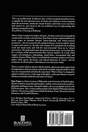 What Is Nature?: Culture, Politics And The Nonhuman,Used