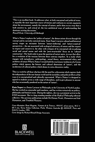 What Is Nature?: Culture, Politics And The Nonhuman,Used
