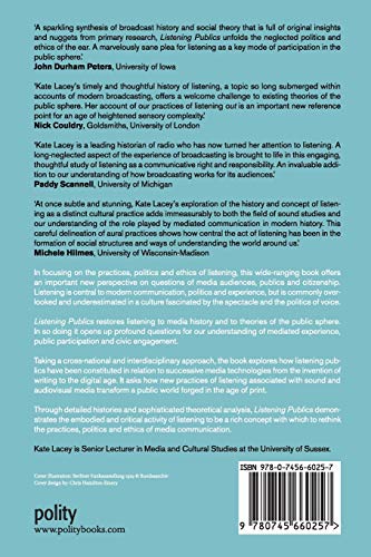 Listening Publics: The Politics And Experience Of Listening In The Media Age,Used