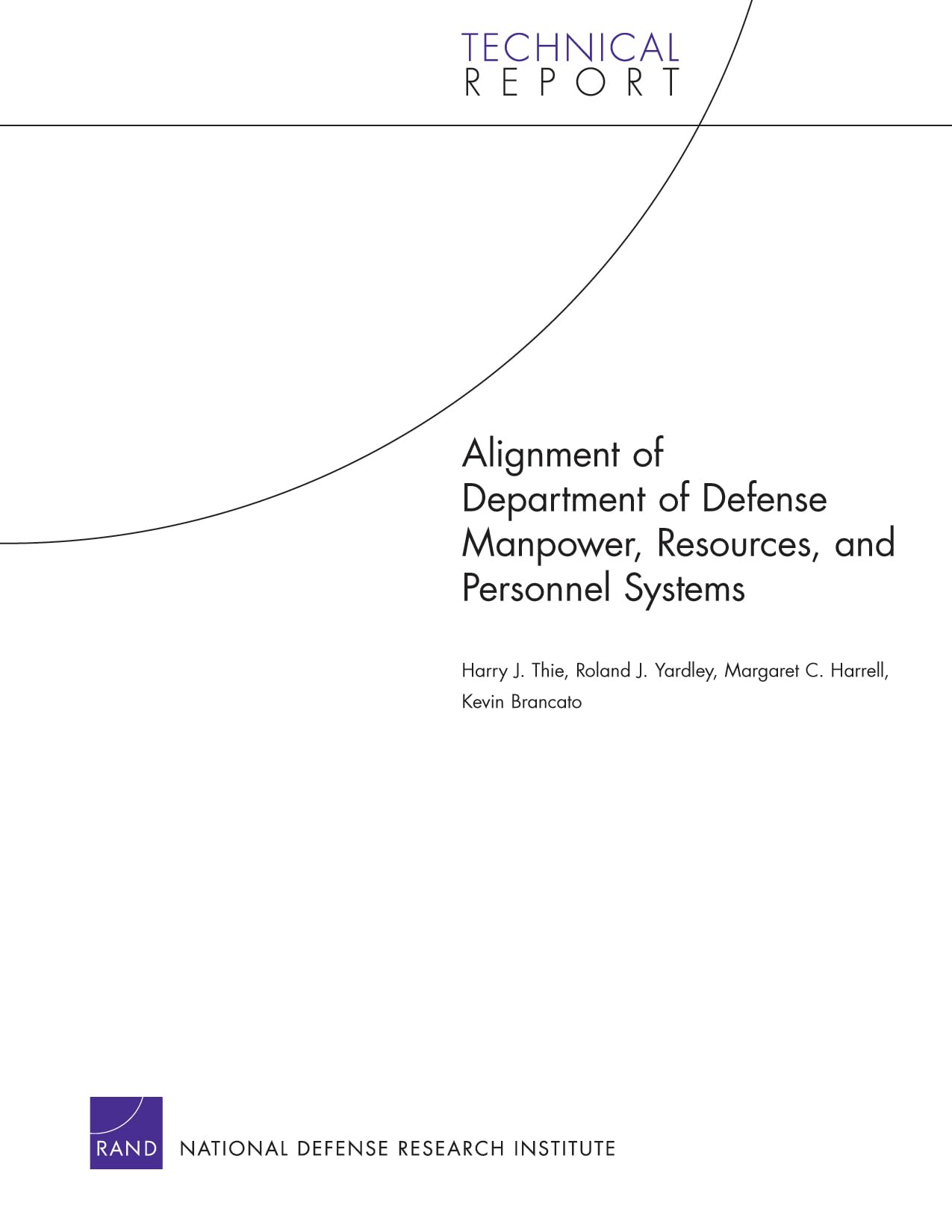 Alignment Of Department Of Defense Manpower, Resources, And Personnel Systems,New
