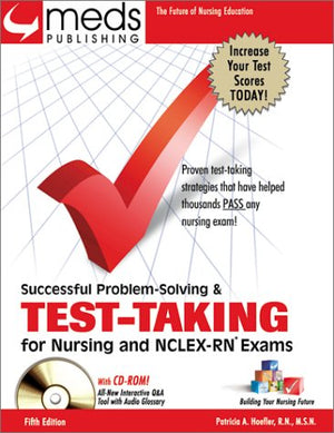Successful Problem Solving and TestTaking for Nursing and NCLEXRN Exams (Book w/CDROM) (SUCCESSFUL PROBLEM SOLVING & TESTTAK,Used