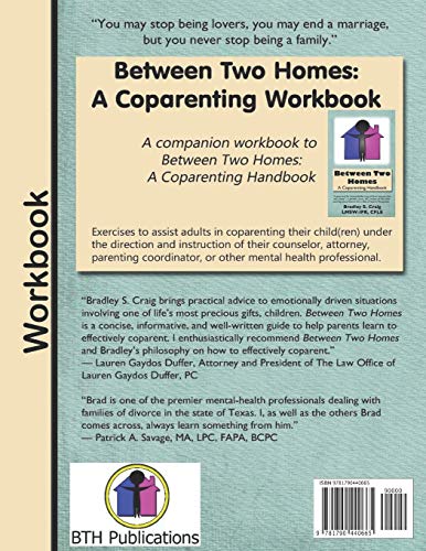 Between Two Homes: A Coparenting Workbook,Used
