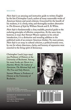 Plain Style: A Guide To Written English,Used