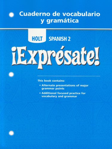 Expresate: Level 2  Cuaderno De Vocabulario Y Gramatica,Used