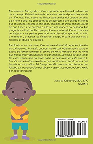 Mi Cuerpo Es M?: Un Libro sobre L?ites Personales del Cuerpo y Prevenci? de Abuso Sexual (CanDo Kids Series) (Spanish Edition),Used