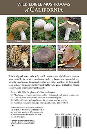 Wild Edible Mushrooms of Califonia: A Field Guide,Used