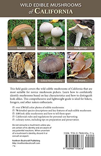 Wild Edible Mushrooms of Califonia: A Field Guide,Used