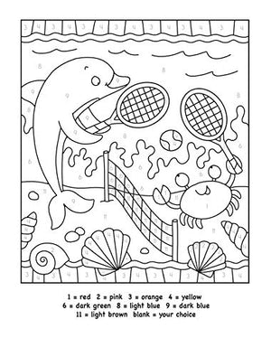Sea Life Color by Number (Dover Sea Life Coloring Books),Used